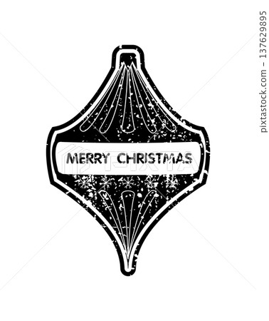 Christmas Ornament Emblem Christmas Ornament Emblem 137629895