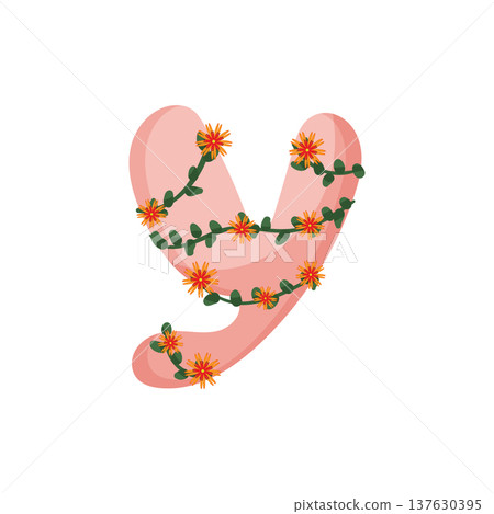 Letter Y with Pink Tones Letter Y with Pink Tones 137630395