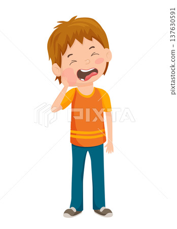 Boy with Toothache 137630591