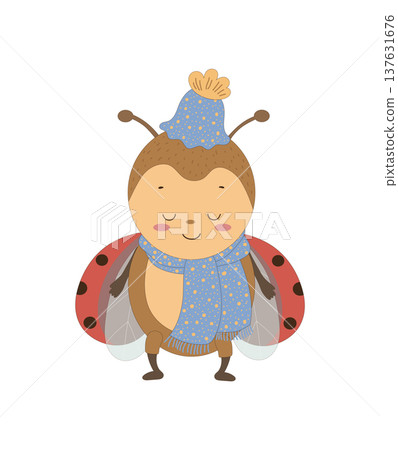 Cozy Cartoon Ladybug Cozy Cartoon Ladybug 137631676