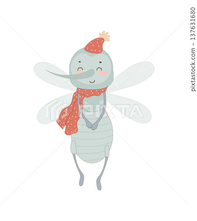 Cute Cartoon Mosquito Cute Cartoon Mosquito 137631680