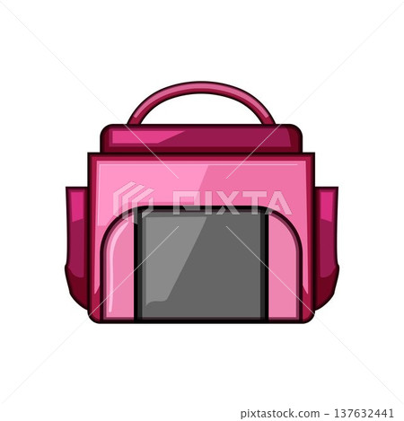Pink toilet bag transporting travel size personal care items 137632441