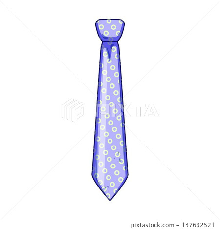 Purple polka dot tie representing formal fashion accessory Purple polka dot tie representing formal fashion accessory 137632521