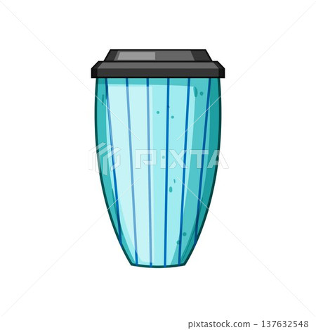Reusable thermo mug preserving environment concept 137632548
