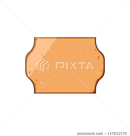 Vintage paper tag providing empty copy space Vintage paper tag providing empty copy space 137632570