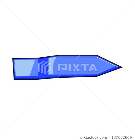 Blue arrow pointing right indicating direction or information Blue arrow pointing right indicating direction or information 137632609