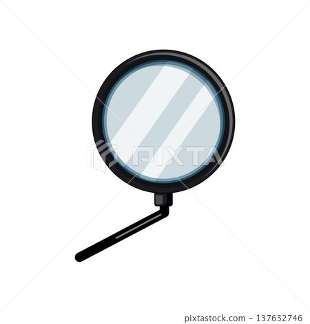 Round side mirror illustrating vehicle safety component 137632746