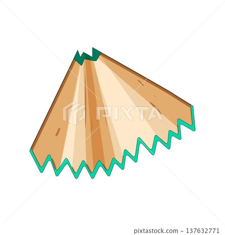 Pencil shaving illustrating creativity, education, and artistic process 137632771