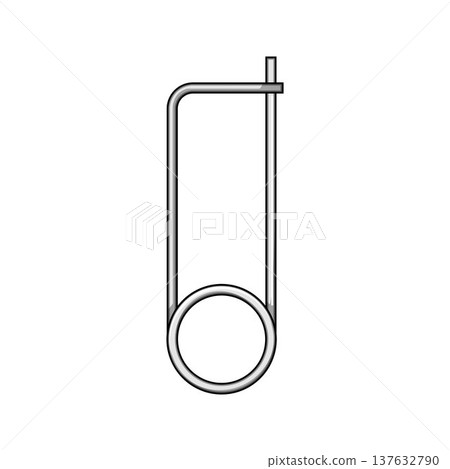 Stainless steel safety pin fastening closing mechanism Stainless steel safety pin fastening closing mechanism 137632790