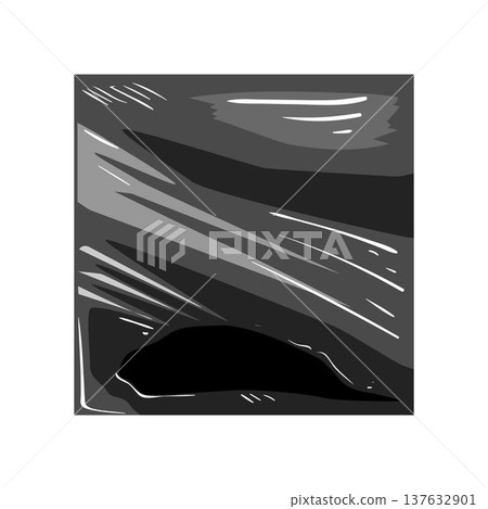 Plastic wrap texture covering a vinyl album 137632901