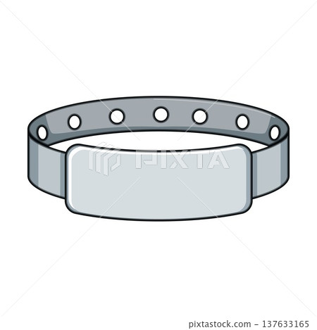 Medical wristband for patient identification in hospital Medical wristband for patient identification in hospital 137633165