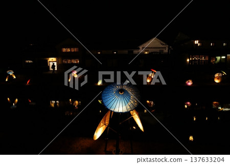 Kurashiki Bikan Historical Quarter Spring Evening Lights 316 137633204