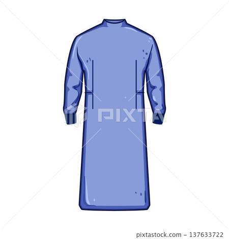 Medical isolation gown protecting healthcare staff and patients Medical isolation gown protecting healthcare staff and patients 137633722