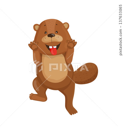 Happy Dancing Beaver 137633865