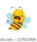 Crying Cartoon Bee 137633894