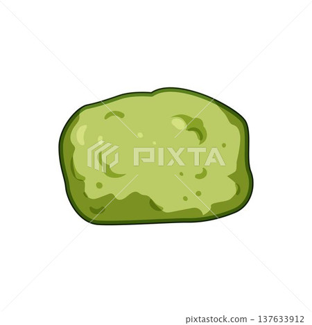 Wasabi paste condiment with green color and texture 137633912