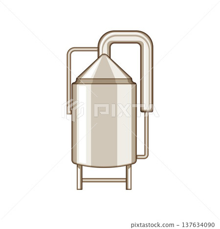 Fermentation tank producing beer brewing or wine processing 137634090