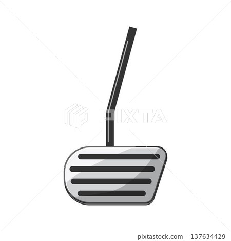 Car accelerator pedal controlling vehicle speed illustration Car accelerator pedal controlling vehicle speed illustration 137634429