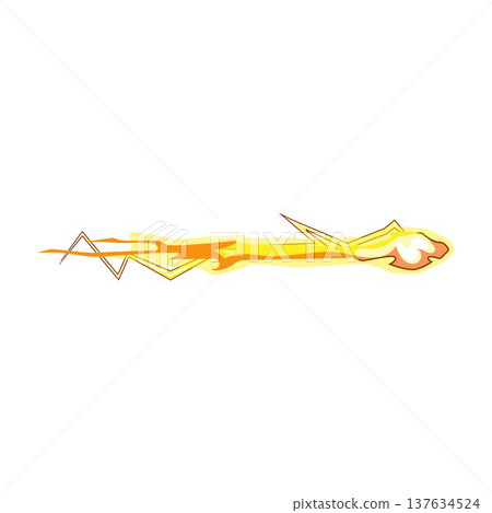 Blaster energy shot projecting speed effect 137634524