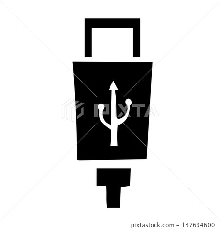 USB 連接線連接圖示 USB 連接線連接圖示 137634600