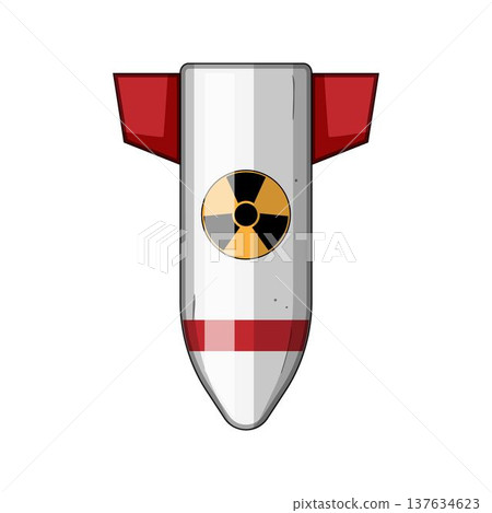Atomic bomb representing nuclear weapon technology and global danger 137634623