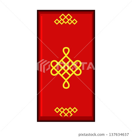 Chinese lunar new year angpao red envelope design 137634637