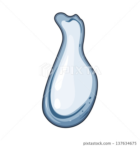 drip water drops cartoon vector illustration 137634675