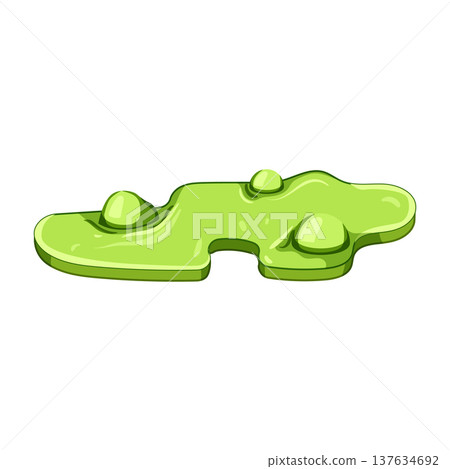 drift toxic puddle cartoon vector illustration 137634692
