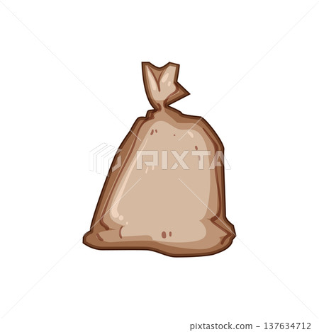 fitness sand bag cartoon vector illustration fitness sand bag cartoon vector illustration 137634712