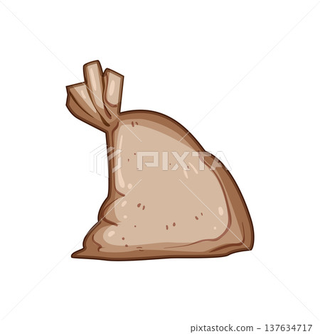 barrier sand bag cartoon vector illustration barrier sand bag cartoon vector illustration 137634717