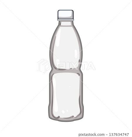 waste plastic water bottle cartoon vector illustration waste plastic water bottle cartoon vector illustration 137634747