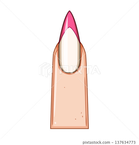 round nail shape cartoon vector illustration round nail shape cartoon vector illustration 137634773