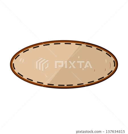 custom leather patch cartoon vector illustration custom leather patch cartoon vector illustration 137634815
