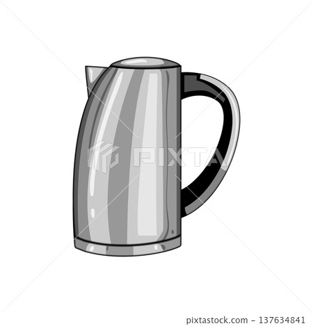 automatic kettle electric cartoon vector illustration 137634841