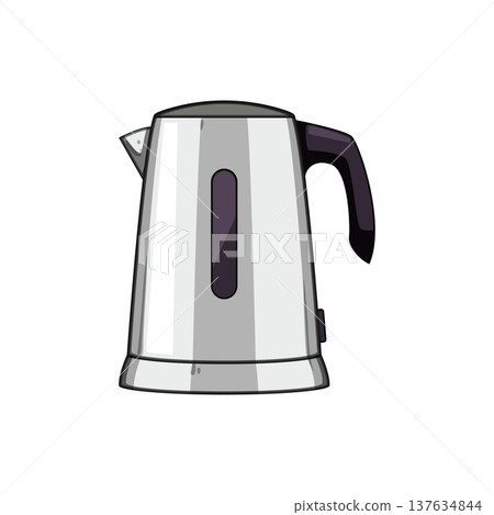 heat kettle electric cartoon vector illustration 137634844