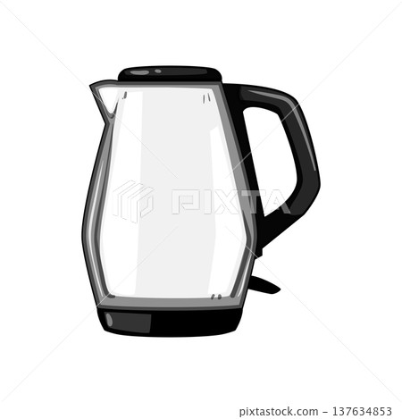 appliance kettle electric cartoon vector illustration 137634853