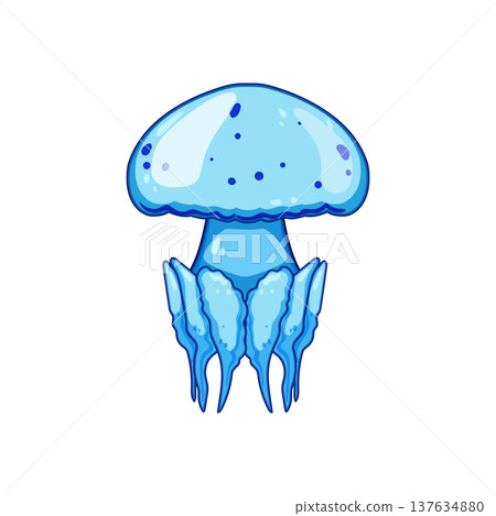 venom jellyfish cartoon vector illustration 137634880