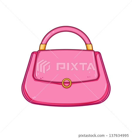 accessory handbag woman leather cartoon vector illustration accessory handbag woman leather cartoon vector illustration 137634995