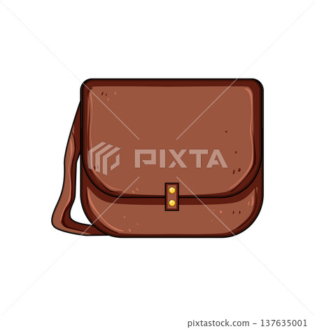 satchel handbag woman leather cartoon vector illustration satchel handbag woman leather cartoon vector illustration 137635001