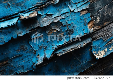 Captivating close up of a serene blue painted wall, showcasing texture and intricate details under soft lighting. Captivating close up of a serene blue painted wall, showcasing texture and intricate details under soft lighting. 137635076