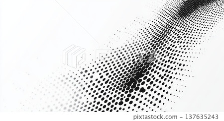 A dynamic black and white photograph capturing a snowboarder gracefully carving through fresh snow on a winter slope. 137635243