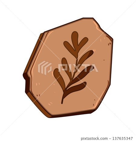 petrified fossil cartoon vector illustration petrified fossil cartoon vector illustration 137635347