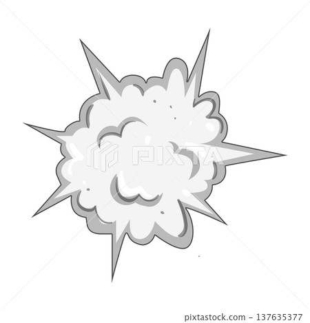 climate dust burst cartoon vector illustration climate dust burst cartoon vector illustration 137635377
