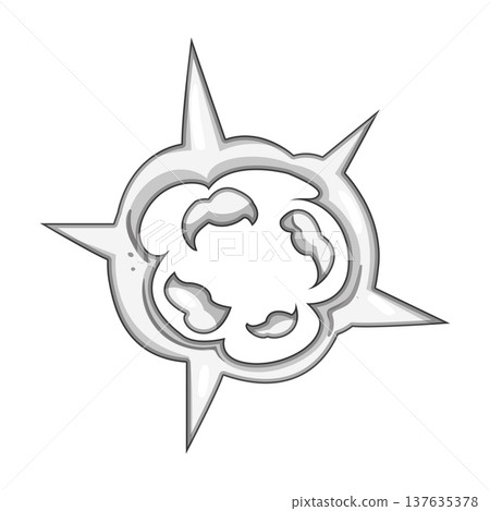 desert dust burst cartoon vector illustration desert dust burst cartoon vector illustration 137635378