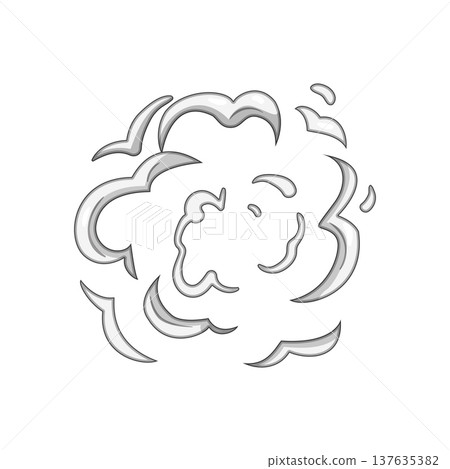 particles dust burst cartoon vector illustration particles dust burst cartoon vector illustration 137635382