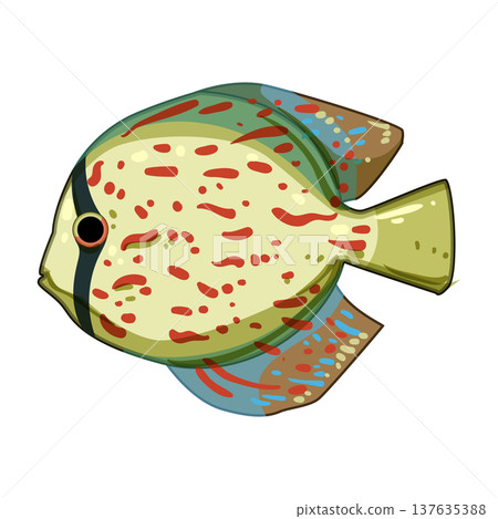 guppy decorative fish cartoon vector illustration guppy decorative fish cartoon vector illustration 137635388