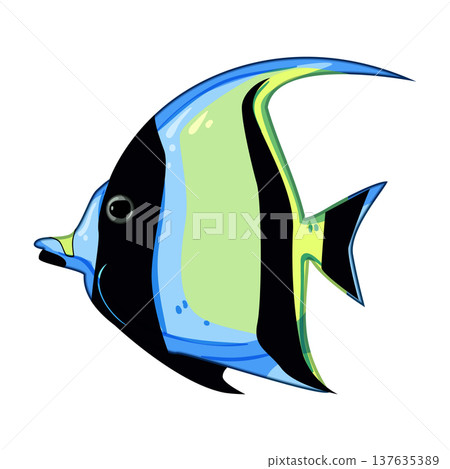 gold decorative fish cartoon vector illustration gold decorative fish cartoon vector illustration 137635389