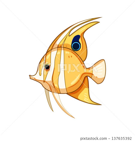 tetra decorative fish cartoon vector illustration tetra decorative fish cartoon vector illustration 137635392