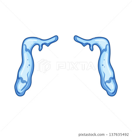 heartache cry cartoon vector illustration 137635492