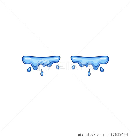 emotion cry cartoon vector illustration 137635494